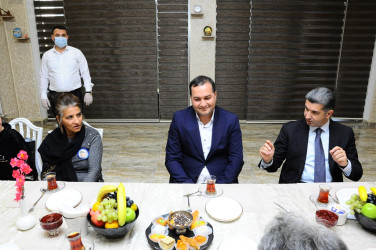 Families of martyrs receive treatment in Naftalan