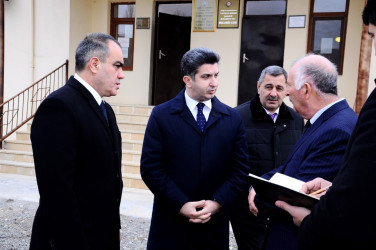 A mobile reception was held in the village of Qashalti Qaraqoyunlu.