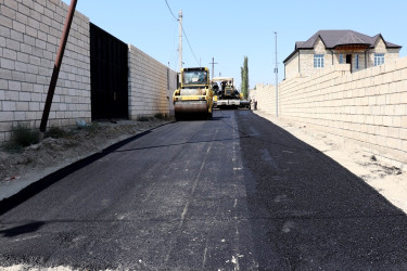 Şəhərin yol infrastrukturu yenilənir