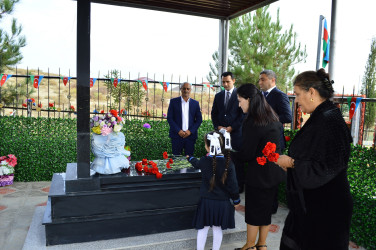 Vətən Müharibəsi şəhidi Fərid Adıgözəlovun xatirəsi anılıb