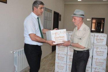 Qurban bayramı münasibəti ilə bayram payı verilib