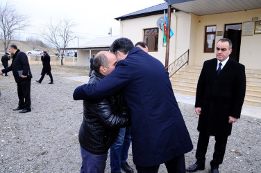 A mobile reception was held in the village of Qashalti Qaraqoyunlu.