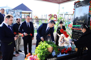 Şəhid Fərid Adıgözəlovun xatirəsi anılıb