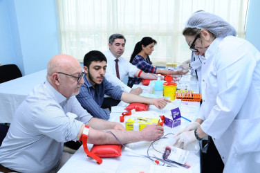 Blood donation action held in Naftalan