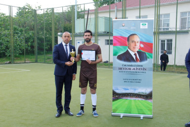 Mini football tournament dedicated to the memory of great leader Heydar Aliyev ended in Naftalan