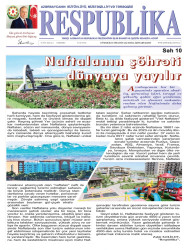 An article titled" Naftalan's fame spreads to the world "was published in" Respublika " newspaper