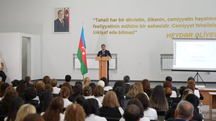 Təhsil işçilərinin sentyabr konfransı keçirilib