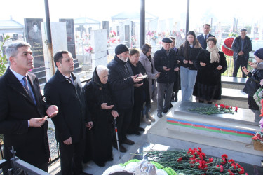 The grave of martyr Vagif Bayramov was visited