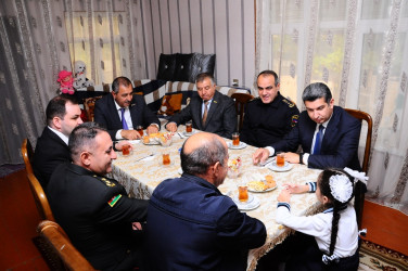 Martyrs' families were visited on the eve of Memorial Day