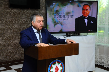 December 12-Memorial Day of national leader Heydar Aliyev