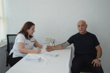 A blood donation campaign was held