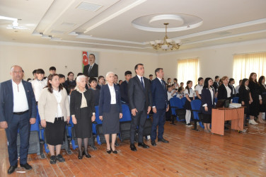Продолжается серия мероприятий, посвященных 103-й годовщине со дня рождения общенационального лидера Гейдара Алиева