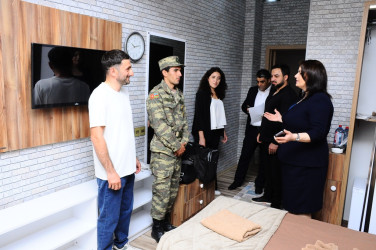 Yevlaxlı qazilər müalicə və istirahət üçün Naftalana gəliblər