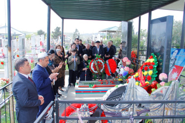 Şəhid Vaqif Bayramovun xatirəsi anılıb