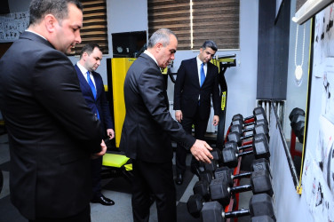 The head of Executive Power has been at the "Gold Naftalan" treatment center