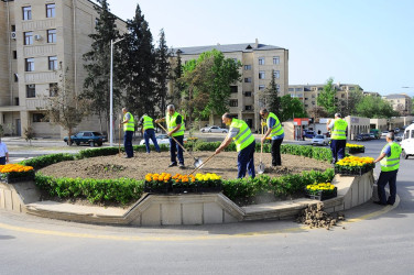 Landscaping work continues