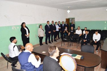 Məmmədiyə Məmmədov Regional Mədəniyyət İdarəsinin rəisi ilə görüşüb