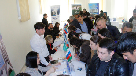 Naftalanda əmək yarmarkası keçirilib