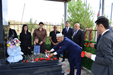 Şəhid Fərid Adıgözəlovun xatirəsi anılıb