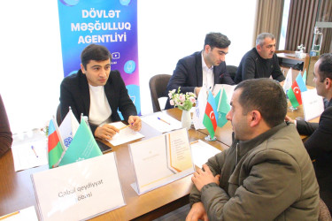 Naftalan şəhərində Əmək yarmarkası keçirilib