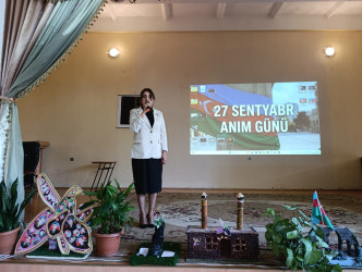 27 Sentyabr – Anım Günü ərəfəsində silsilə tədbirlər keçirilir