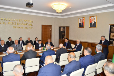 Naftalan şəhər Ağsaqqallar Şurasının hesabat-seçki konfransı keçirilib