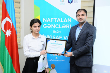 An event was held at Naftalan representation of Youth Development and Career Center