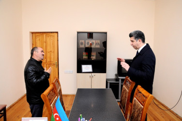 A mobile reception was held in the village of Qashalti Qaraqoyunlu.