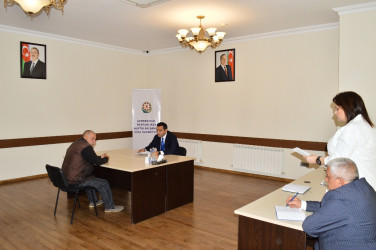 Növbəti vətəndaş qəbulu keçirilib