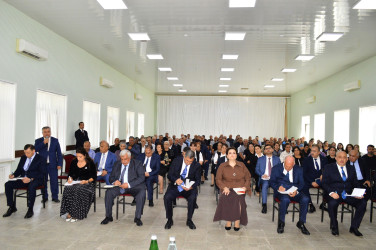 Naftalan Şəhər İcra Hakimiyyətinin başçısı kənd sakinləri ilə görüşüb