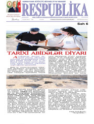 An article titled” Land of historical monuments “was published in” Respublika " newspaper