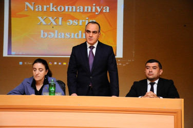 “Narkomaniya və erkən nikahın fəsadları” mövzusunda tədbir