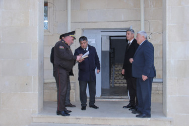 Seasonal preparations are being carried out in apartment buildings in Naftalan