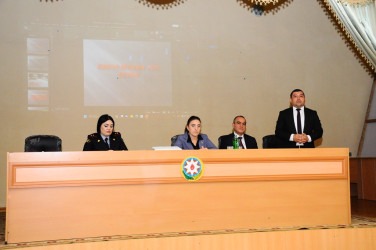 “Narkomaniya və erkən nikahın fəsadları” mövzusunda tədbir