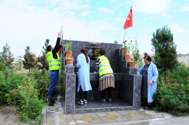 Memorial Kompleksdə və Şəhid məzarlarının ətrafında təmir-bərpa və təmizlik işləri aparılıb