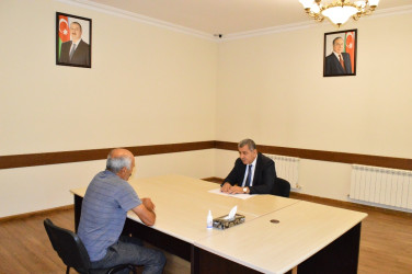 Növbəti vətəndaş qəbulu keçirilib