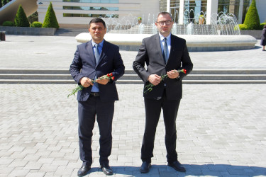 The memory of the Great Leader is honored in Naftalan