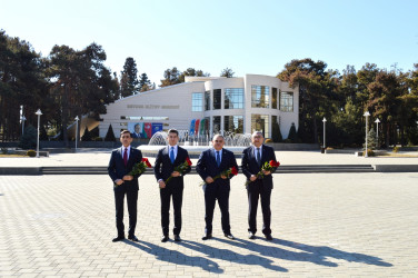 A tree-planting action dedicated to the 100th anniversary of the Great Leader was held