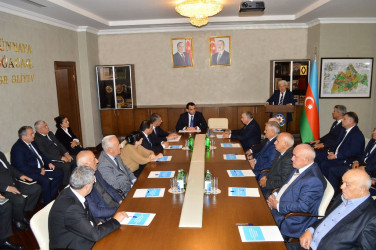 Naftalan şəhər Ağsaqqallar Şurasının hesabat-seçki konfransı keçirilib