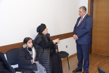 The next reception of citizens was held