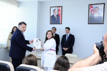 The head of Executive Power and the deputy congratulated the medical staff