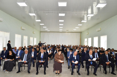 Naftalan Şəhər İcra Hakimiyyətinin başçısı kənd sakinləri ilə görüşüb