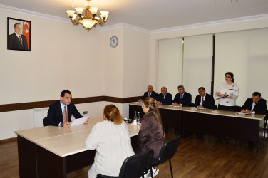 Növbəti vətəndaş qəbulu keçirilib