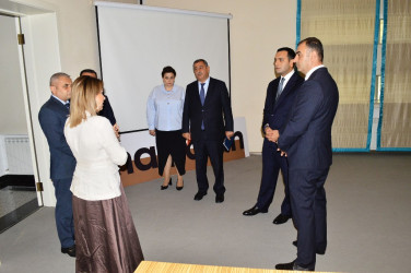 Məmmədiyə Məmmədov Regional Mədəniyyət İdarəsinin rəisi ilə görüşüb