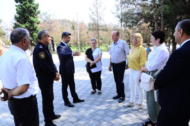 Naftalan parklarında yeni idman qurğuları