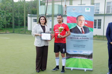 Mini football tournament dedicated to the memory of great leader Heydar Aliyev ended in Naftalan