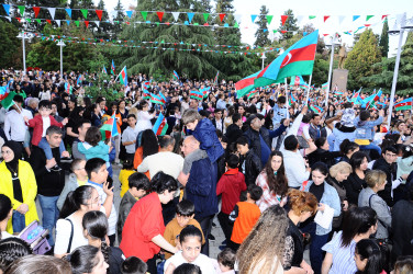 Ulu Öndər Heydər Əliyevin anadan olmasının 100 illik yubileyi Naftalanda coşqu və təntənə ilə qeyd edilib