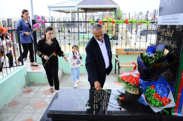 Şəhid Fərid Adıgözəlovun xatirəsi ehtiramla anılıb