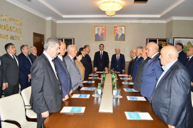 Naftalan şəhər Ağsaqqallar Şurasının hesabat-seçki konfransı keçirilib