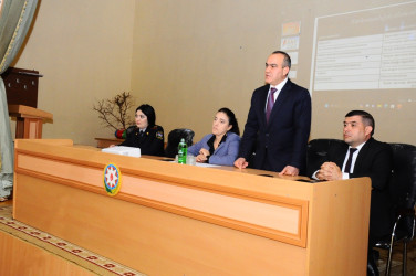 “Narkomaniya və erkən nikahın fəsadları” mövzusunda tədbir